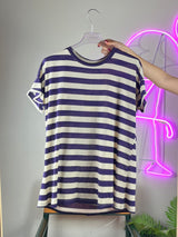 TENSIONE IN <br> Maglia a righe girocollo