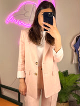 TENSIONE IN <br> Giacca blazer con risvolto