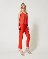 Twinset <br>Pantalone Orange Sun