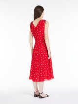 Max Mara <br>Abito in crêpe de Chine di seta