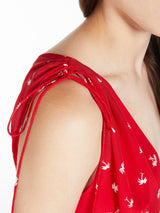 Max Mara <br>Abito in crêpe de Chine di seta
