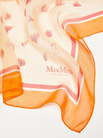 Max Mara <br>Scialle in chiffon di seta
