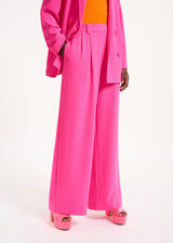 Essentiel Antwerp <br>Pantaloni a gamba larga fucsia