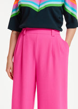 Essentiel Antwerp <br>Pantaloni a gamba larga fucsia