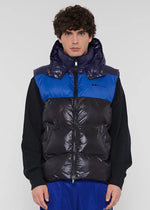 OOF <br>Gilet Shiny&Matt bicolor nylon