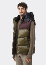 OOF <br>Gilet Shiny&Matt bicolor nylon