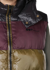 OOF <br>Gilet Shiny&Matt bicolor nylon