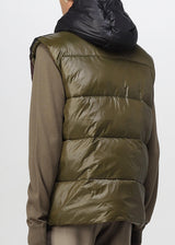 OOF <br>Gilet Shiny&Matt bicolor nylon