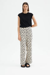Compañía Fantástica <br>Pantaloni ampi alla caviglia con fantasia a pois